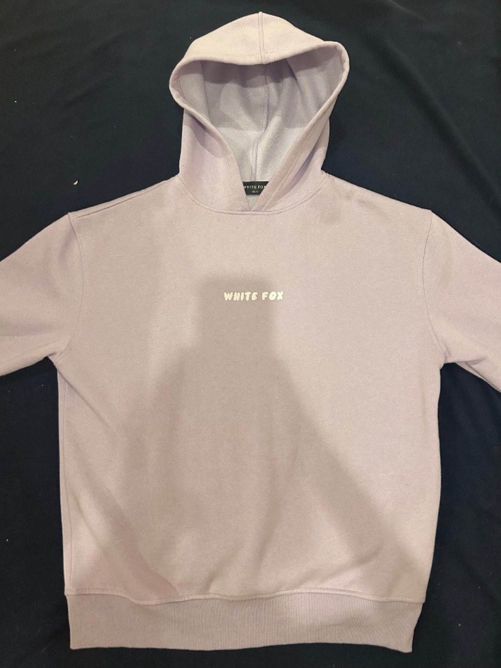 White Fox Leisure Series Oversized Hoodie Lavender
